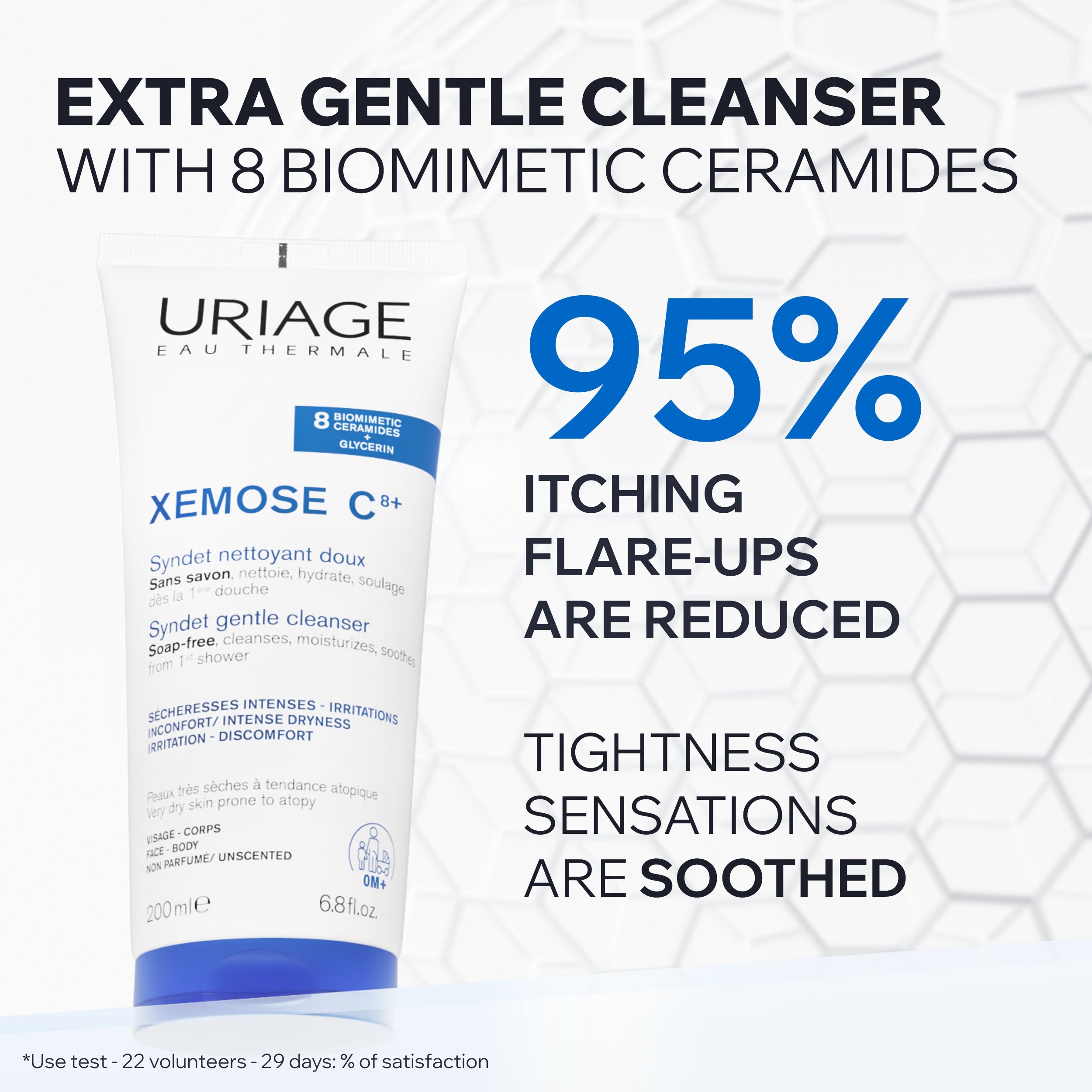 Uriage Xemose C8+ Gentle Gel Cream Cleanser 500ml- Lillys Pharmacy and Health Store