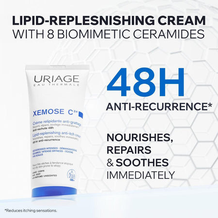 Uriage Xemose C8+ Lipid-Replenishing Anti-Irritation Cream 200ml- Lillys Pharmacy and Health Store