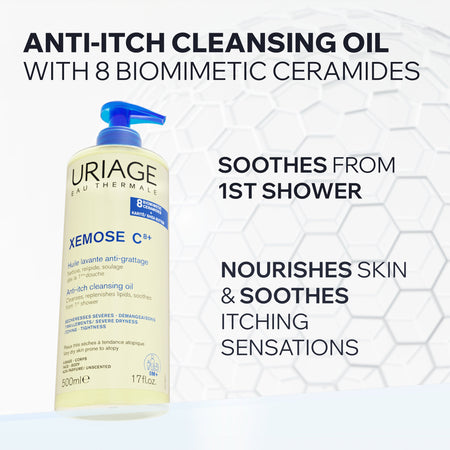 Uriage Xemose C8+ Soothing Cleansing Oil 1L- Lillys Pharmacy and Health Store