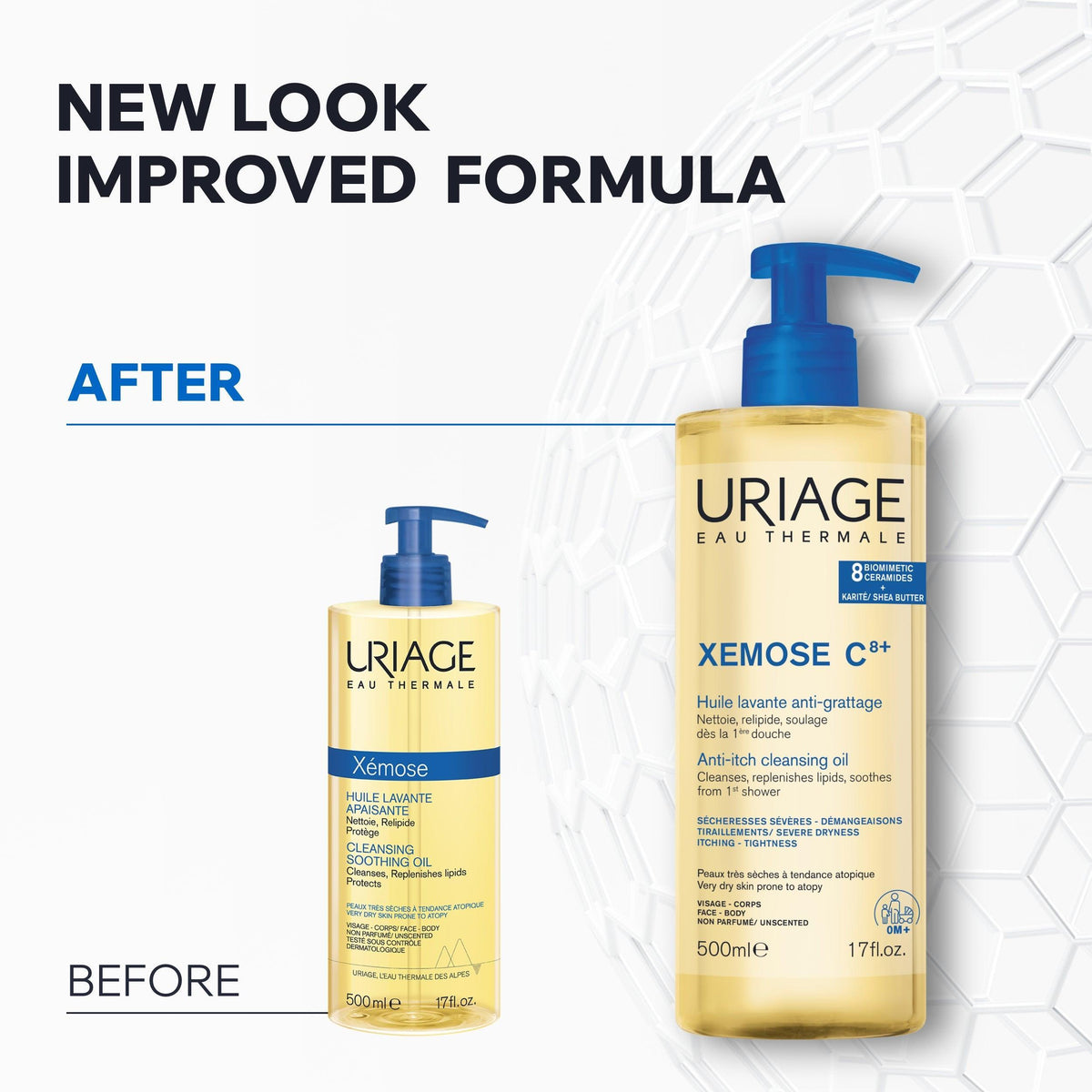 Uriage Xemose C8+ Soothing Cleansing Oil 500ml- Lillys Pharmacy and Health Store