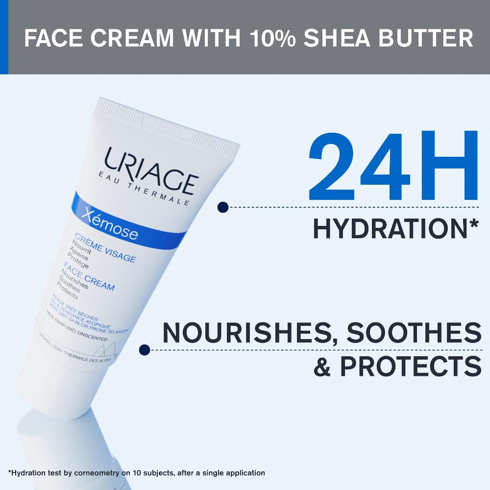 Uriage Xemose Nourishing Face Cream 40ml- Lillys Pharmacy and Health Store