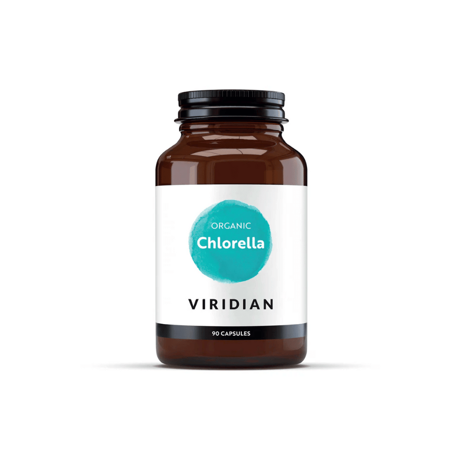 Viridian Organic Chlorella 400mg 90 Veg Caps- Lillys Pharmacy and Health Store