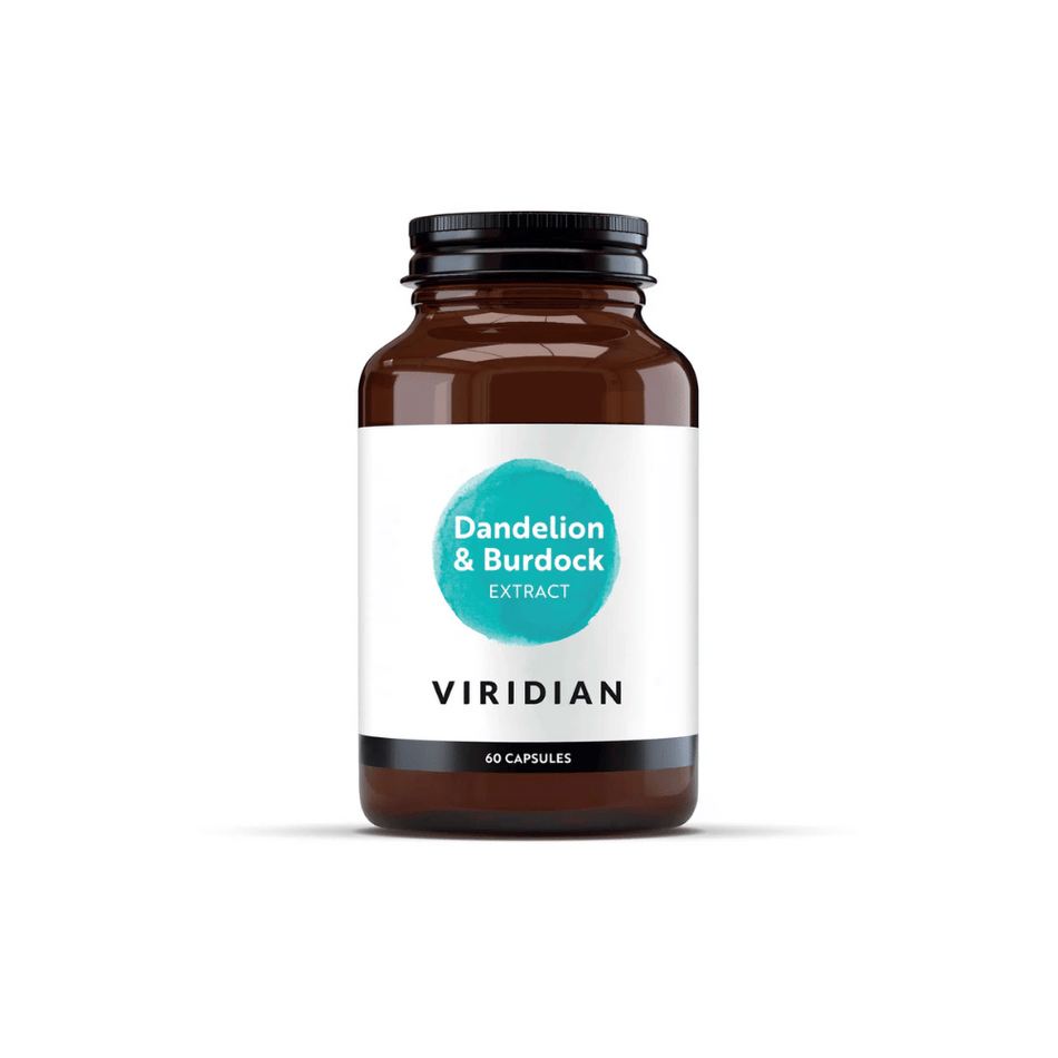 Viridian Dandelion and Burdock Extract 60 Veg Caps- Lillys Pharmacy and Health Store