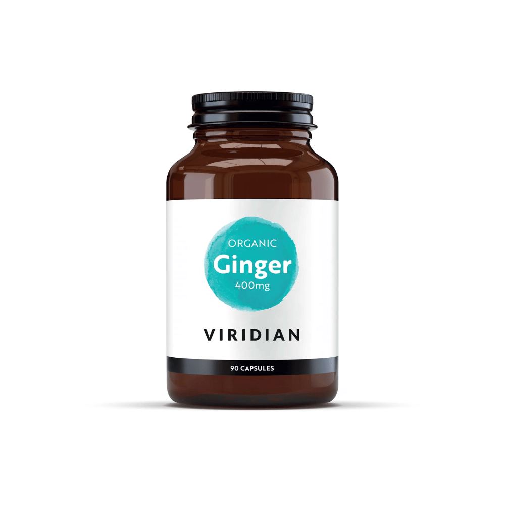 Viridian Organic Ginger Root 400mg 90 Veg Caps- Lillys Pharmacy and Health Store