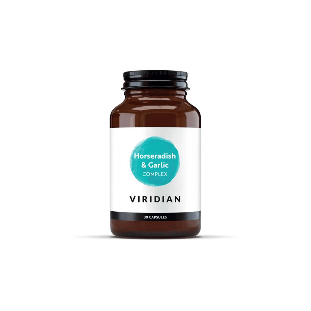 Viridian Horseradish & Garlic Complex 30 Veg Caps- Lillys Pharmacy and Health Store
