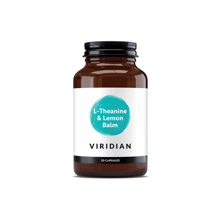 Viridian L Theanine (200mg) and Lemon Balm 30 Veg Caps- Lillys Pharmacy and Health Store