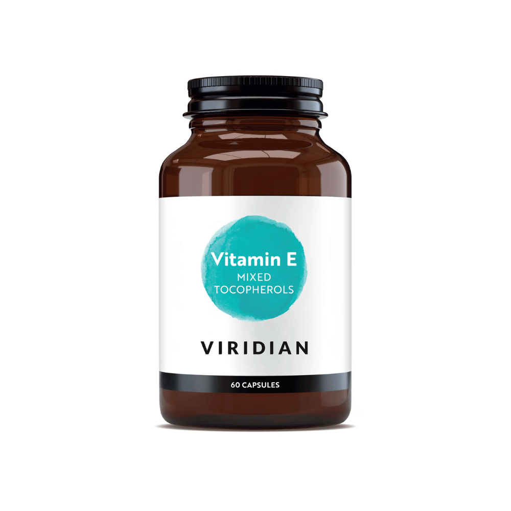 Viridian Mixed Vitamin E tocopherols / tocotrienols - 60 Veg Caps- Lillys Pharmacy and Health Store