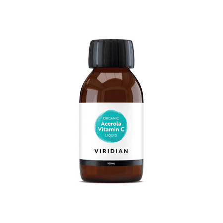Viridian Organic Acerola Liquid C 100ml- Lillys Pharmacy and Health Store