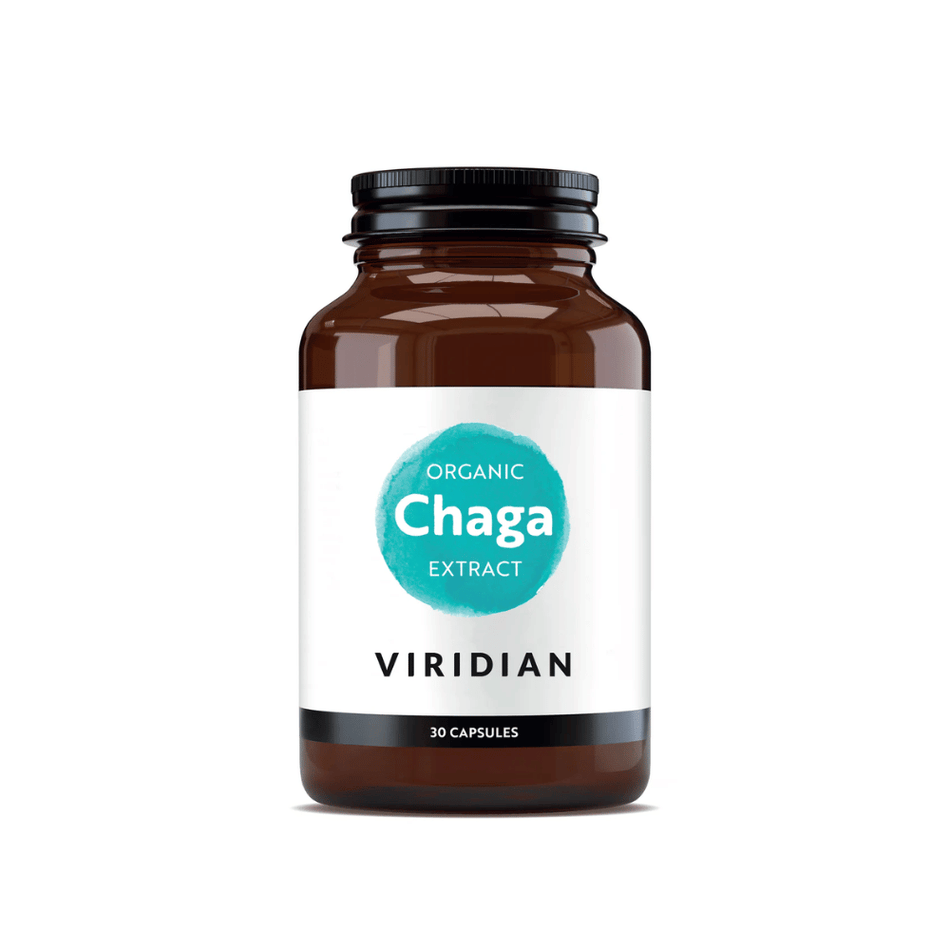Viridian Organic Chaga Extract 30's- Lillys Pharmacy and Health Store
