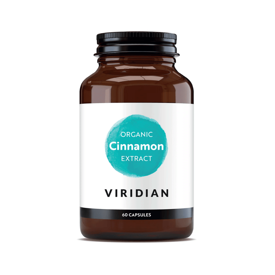 Viridian Organic Cinnamon Extract 60's- Lillys Pharmacy and Health Store