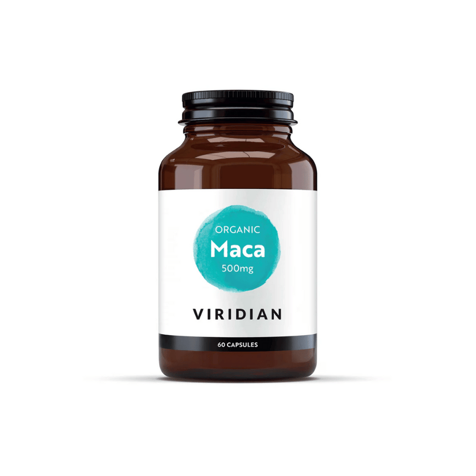 Viridian Organic Maca 500mg 60 Veg Caps- Lillys Pharmacy and Health Store