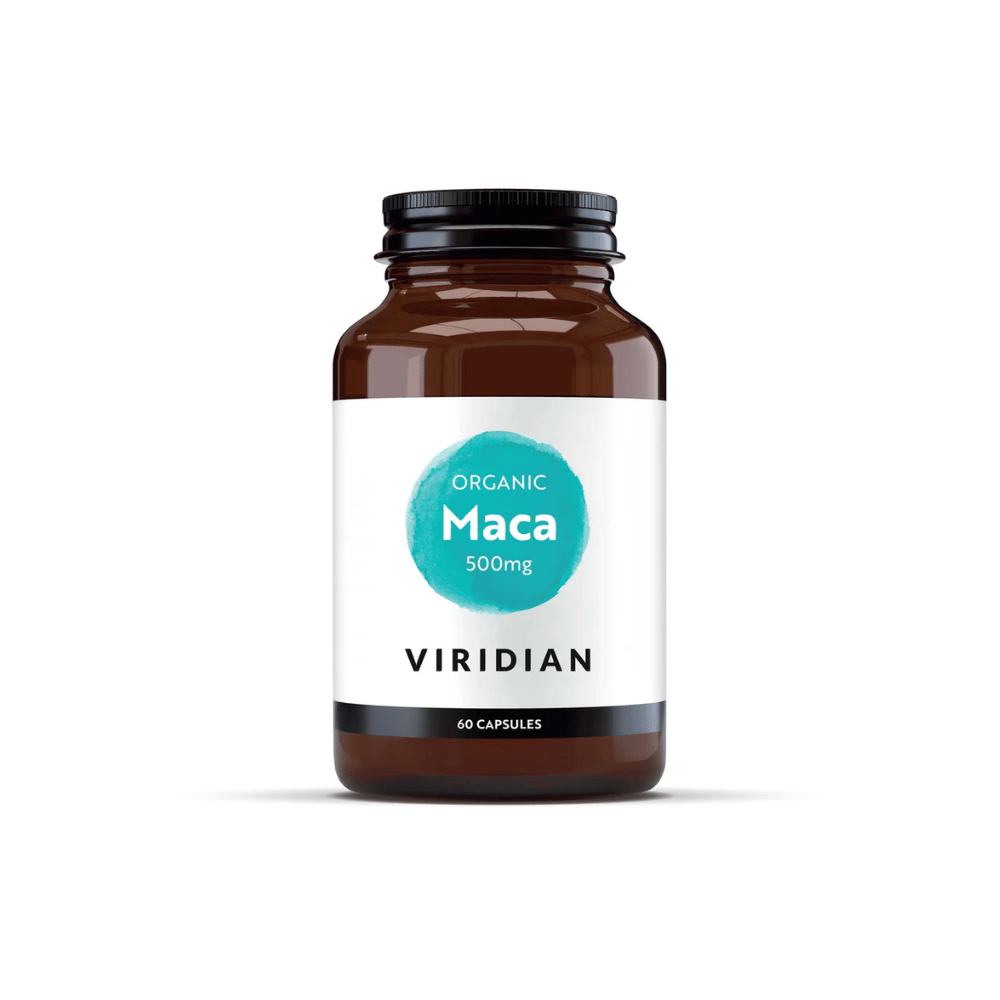 Viridian Organic Maca 500mg 60 Veg Caps- Lillys Pharmacy and Health Store