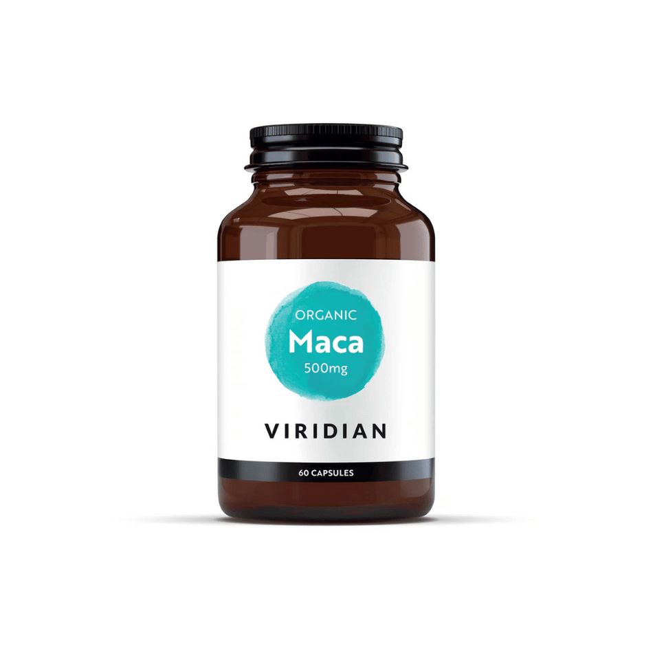 Viridian Organic Maca 500mg 60 Veg Caps- Lillys Pharmacy and Health Store