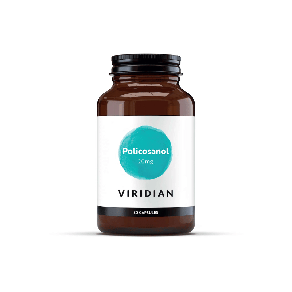 Viridian Policosanol 20mg 30 Veg Caps- Lillys Pharmacy and Health Store