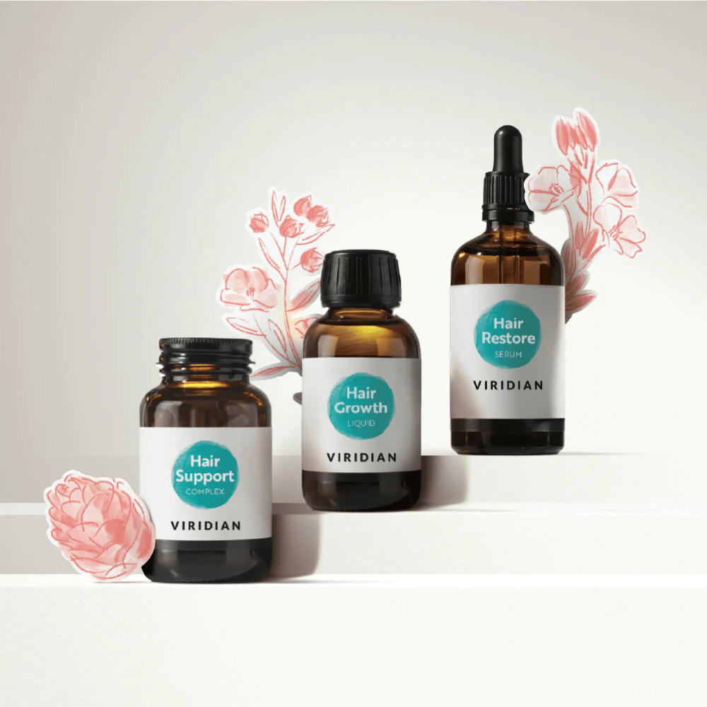 Viridian Tri-Hair System Hair Support Complex 60's- Lillys Pharmacy and Health Store