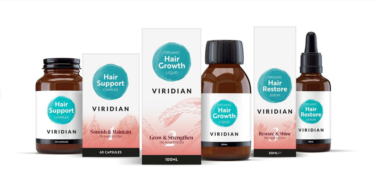 Viridian Tri-Hair System Hair Support Complex 60's- Lillys Pharmacy and Health Store