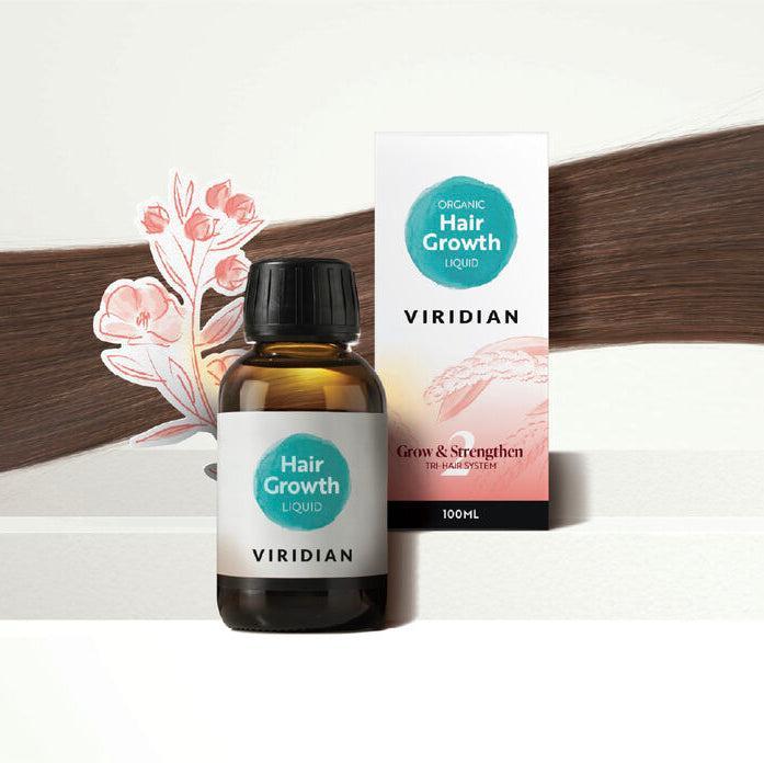 Viridian Tri-Hair System Organic Hair Growth Liquid 100ml- Lillys Pharmacy and Health Store
