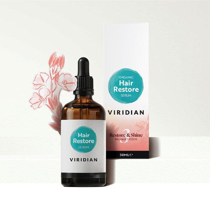 Viridian Tri-Hair System Organic Hair Restore Serum 50ml- Lillys Pharmacy and Health Store