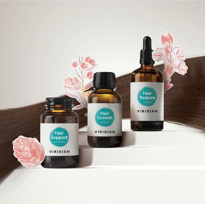 Viridian Tri-Hair System Organic Hair Restore Serum 50ml- Lillys Pharmacy and Health Store