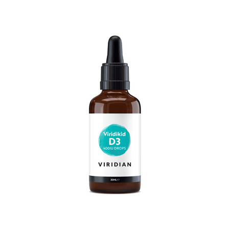 Viridian Viridikid Vitamin D3 Drops 400IU- Lillys Pharmacy and Health Store