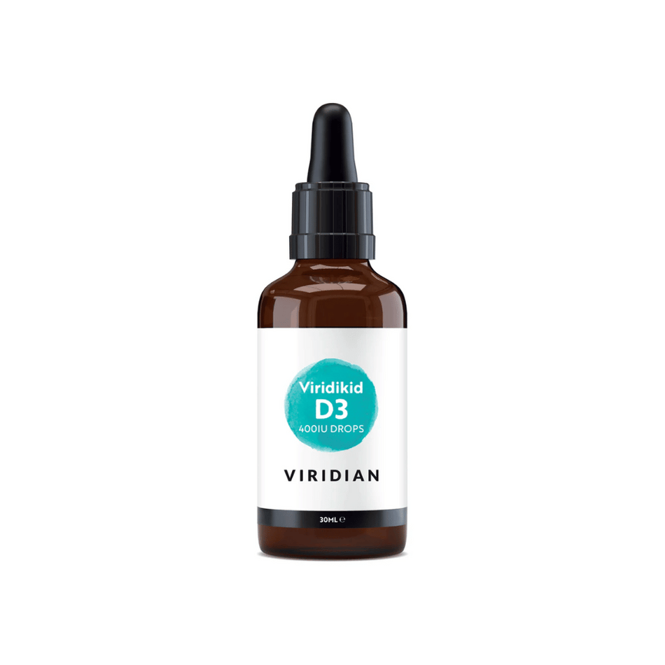 Viridian Viridikid Vitamin D3 Drops 400IU- Lillys Pharmacy and Health Store