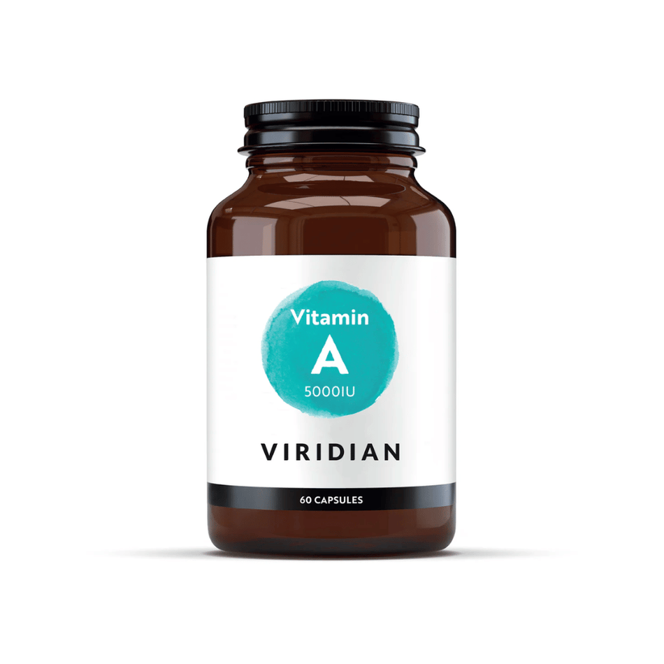 Viridian Vitamin A 5000iu Veg Caps 60's- Lillys Pharmacy and Health Store