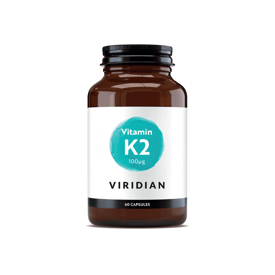 Viridian Vitamin K2 100μg 60's- Lillys Pharmacy and Health Store