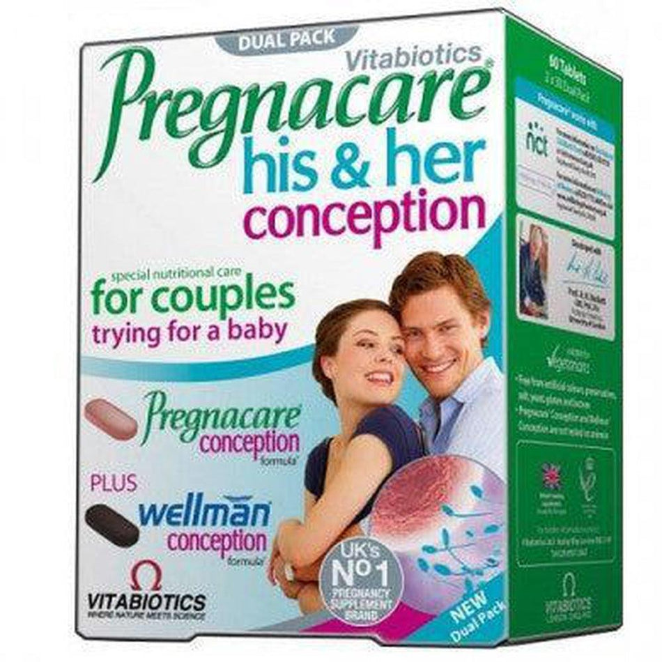 Vitabiotics Pregnacare His Hers Conception Tablets 60s