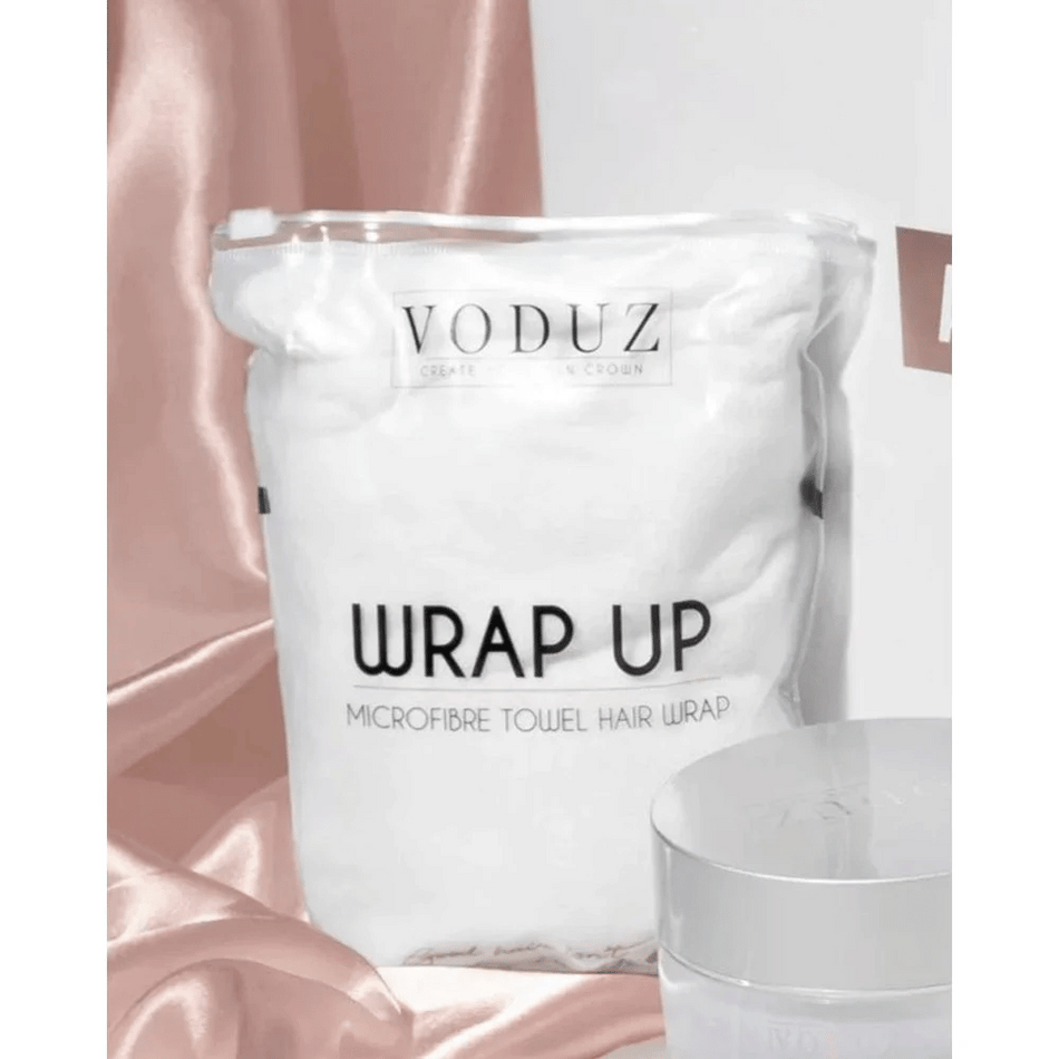 Voduz Wrap Up Microfibre White Towel