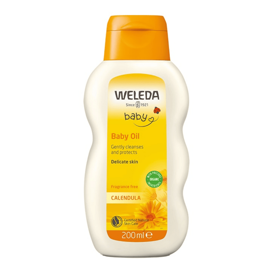 Weleda Baby Calendula Oil - Fragrance Free 200ml- Lillys Pharmacy and Health Store