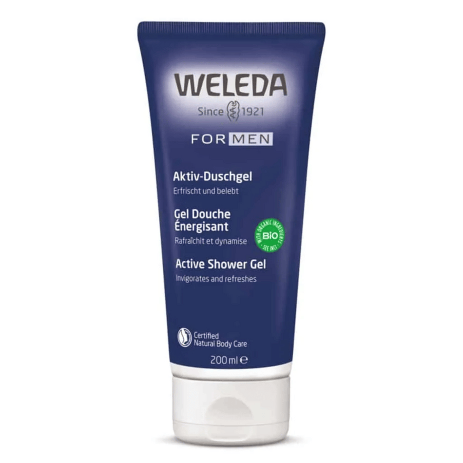 Weleda Mens Active Shower Gel 200ml- Lilys Pharmacy and Health Store