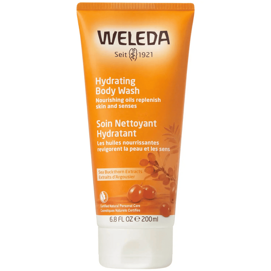 Weleda Sea Buckthorn Creamy Body Wash 200ml- Lilys Pharmacy and Health Store