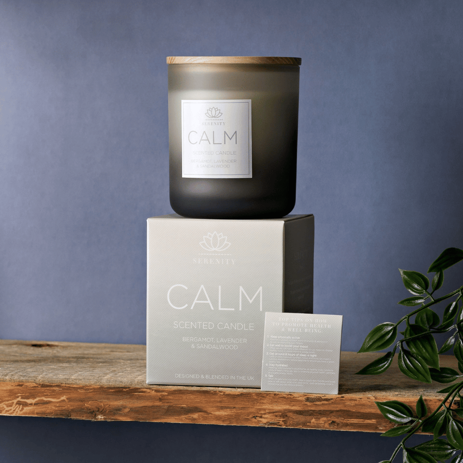 Widdop Serenity Calm Candle Bergamot, Lavender & Sandlewood 270g- Lillys Pharmacy and Health Store