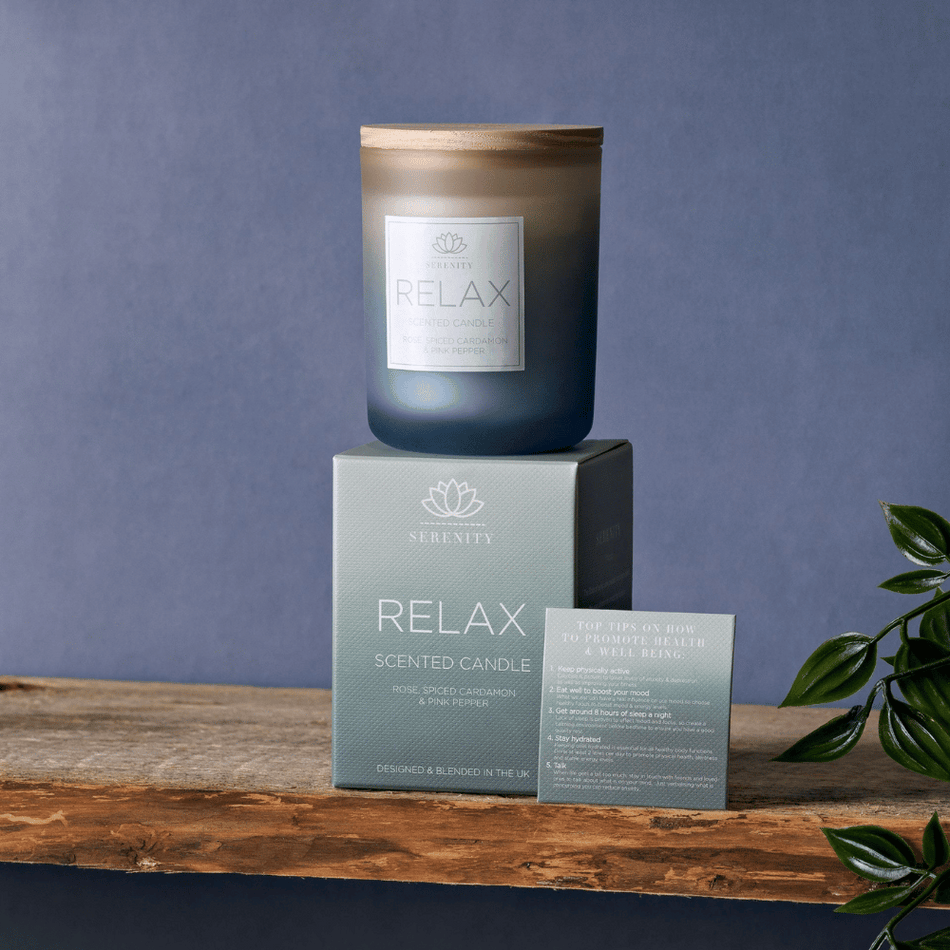 Widdop Serenity Relax Candle 120g Rose, Cardamon & Pink Pepper- Lillys Pharmacy and Health Store