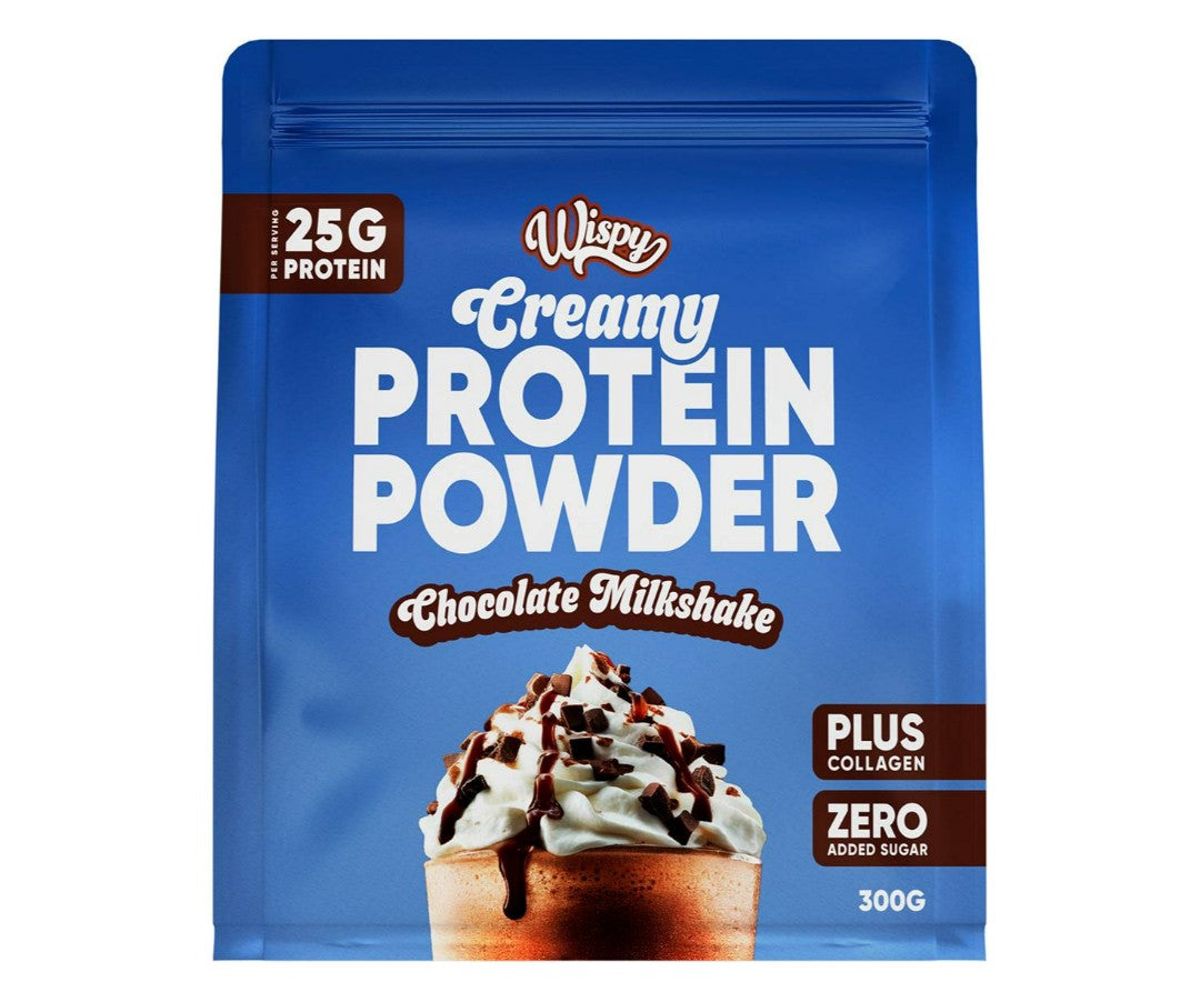 Wispy Creamy Protein Powder, Chocolate Milkshake - 300g - Lilly's Pharmacy