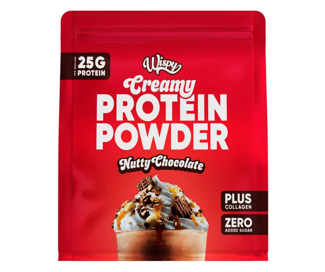 Wispy Creamy Protein Powder, Nutty Chocolate - 300g - Lilly's Pharmacy
