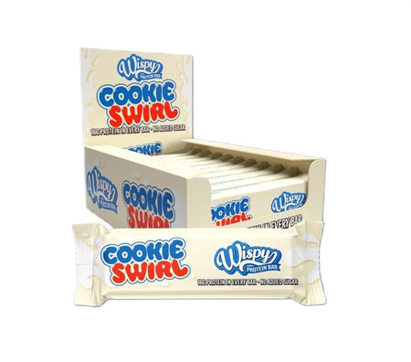 Wispy Protein Bar, Cookie Swirl - 10 x 55g - Lilly's Pharmacy