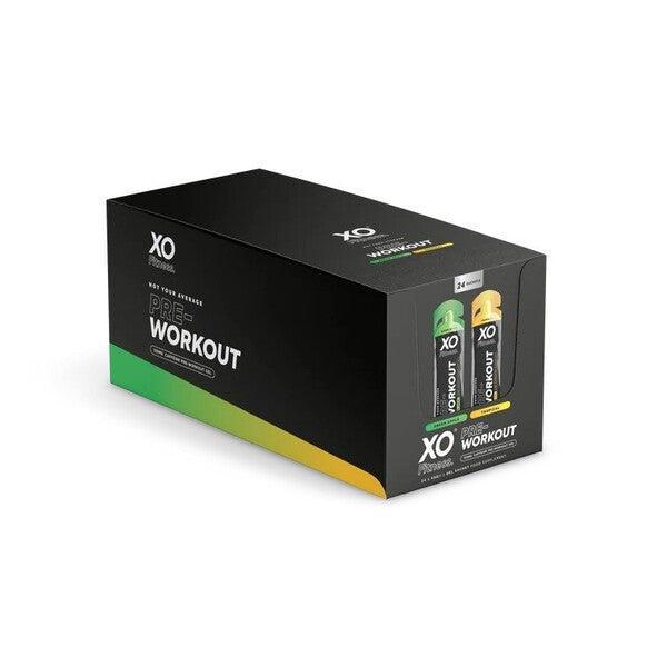XO Fitness Pre - Workout Gel, Green Apple & Tropical - 24 x 48g - Lilly’s Pharmacy & Health Store