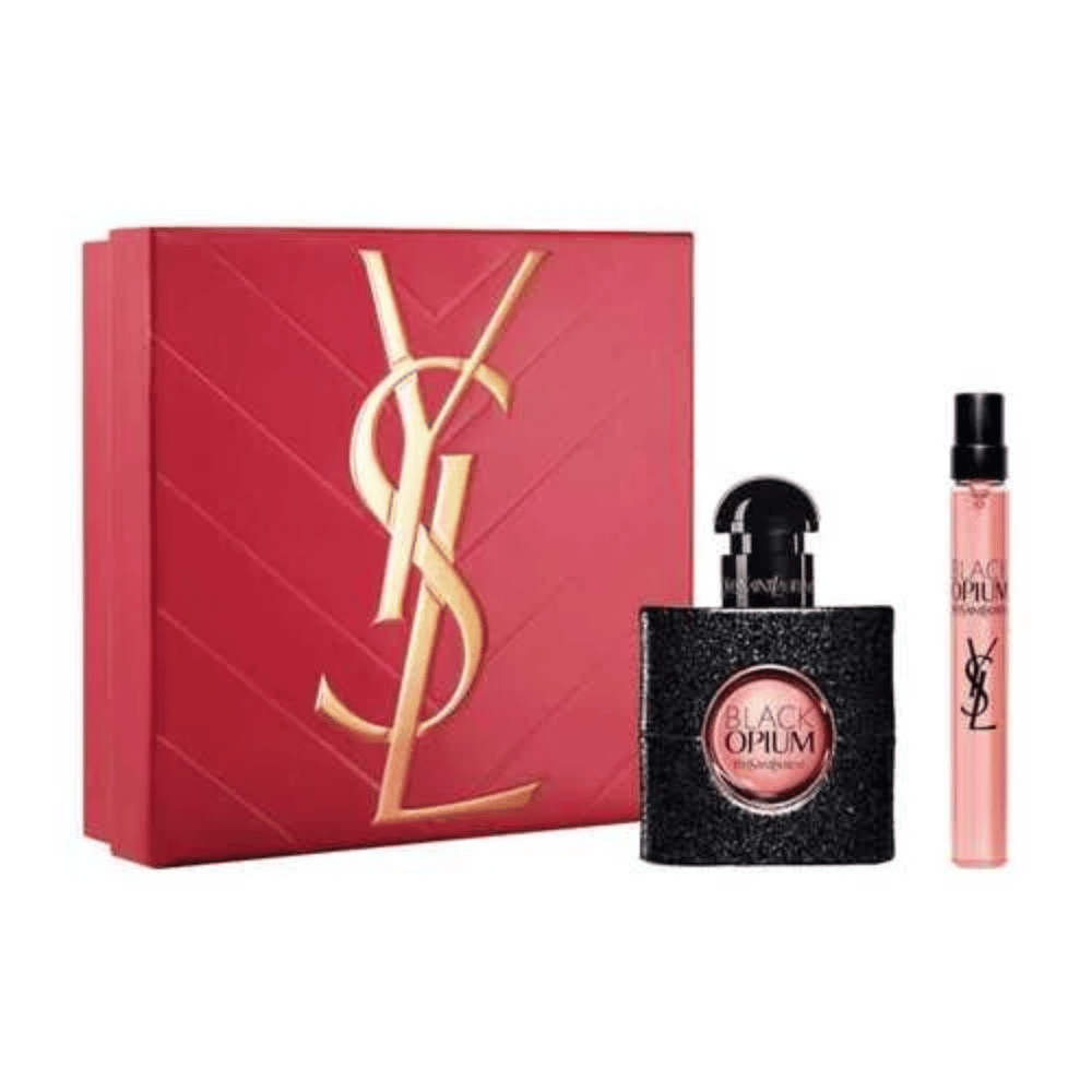 Yves Saint Laurent YSL Black Opium 30ml 2 Piece Gift Set - 30ml Eau de Parfum Spray, 10ml Eau de Parfum Spray- Lillys Pharmacy and Health Store