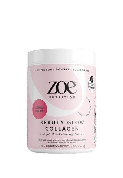 ZOE Nutrition Beauty Glow Collagen, Raspberry 250g- Lillys Pharmacy and Health Store