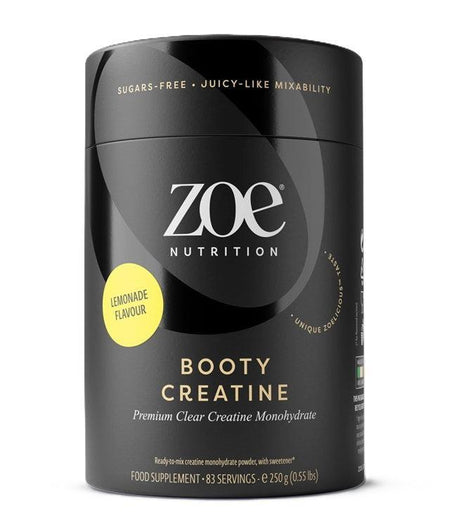 ZOE Nutrition Booty Creatine, Lemon 250g- Lillys Pharmacy and Health Store