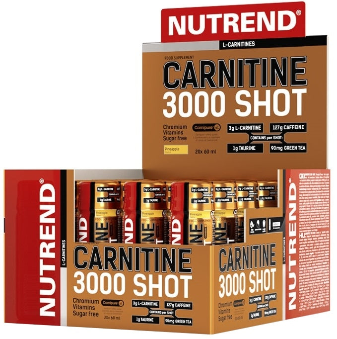 Nutrend Carnitine 3000 Shot, Pineapple - 20 x 60 ml