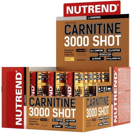 Nutrend Carnitine 3000 Shot, Pineapple - 20 x 60 ml