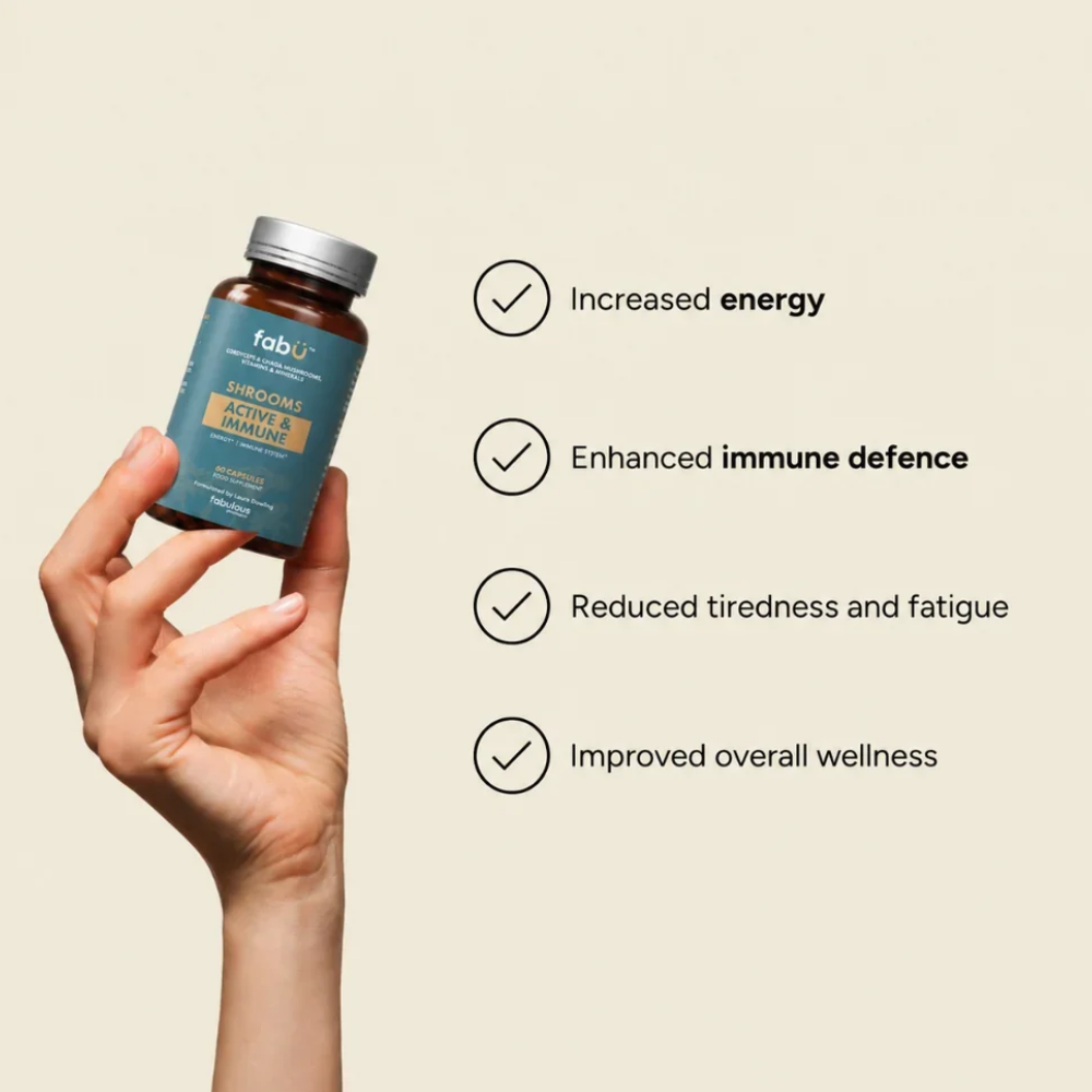 fabU SHROOMS ACTIVE & IMMUNE- Lillys Pharmacy and Health Store
