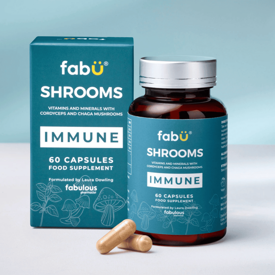 fabÜ Shrooms Immune 60 Caps- Lillys Pharmacy and Health Store