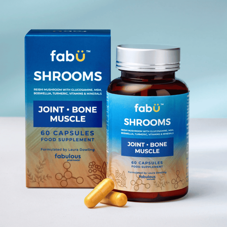 fabU Shrooms Joint-Muscle-Bone 60 Caps- Lillys Pharmacy and Health Store