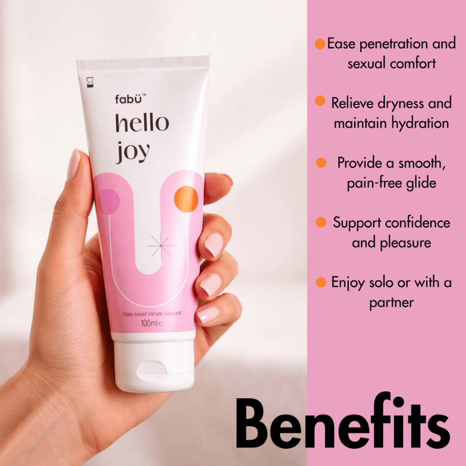fabU hello joy Water-based Intimate Lubricant 100ml- Lillys Pharmacy and Health Store