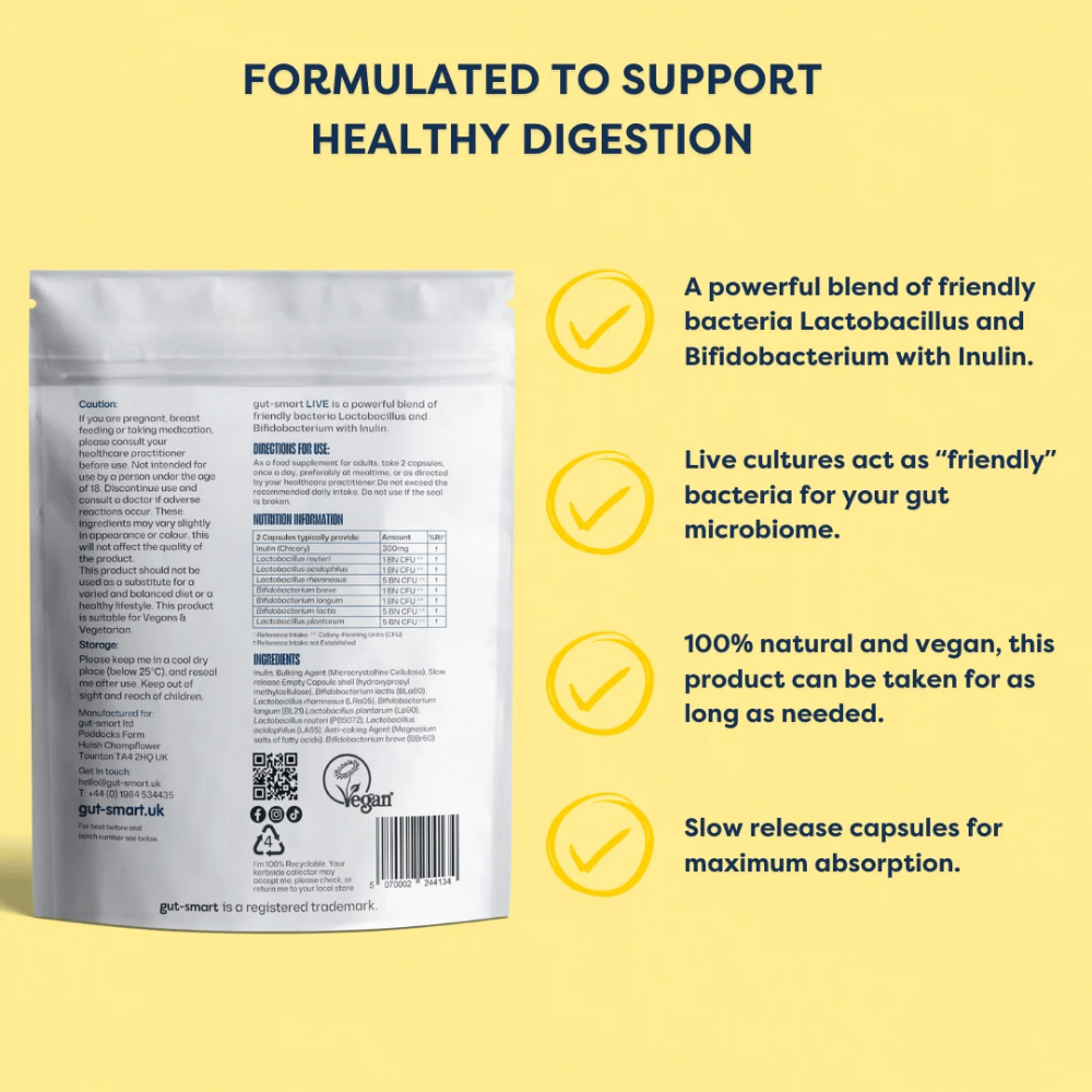 gut-smart LIVE 60's- Lillys Pharmacy and Health Store