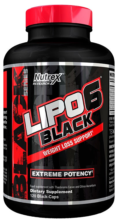 Nutrex Lipo - 6 Black - 120 liquid caps