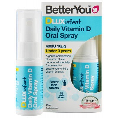 BetterYou DLux Infant Daily Vitamin D Oral Spray - 15 ml